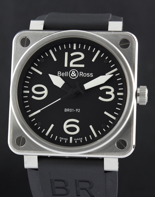 (image for) LIKE NEW BELL & ROSS STAINLESS STEEL / BR01-92